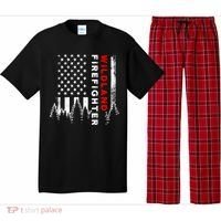 Wildland Firefighter Us Flag Fire Pajama Set thumb 0