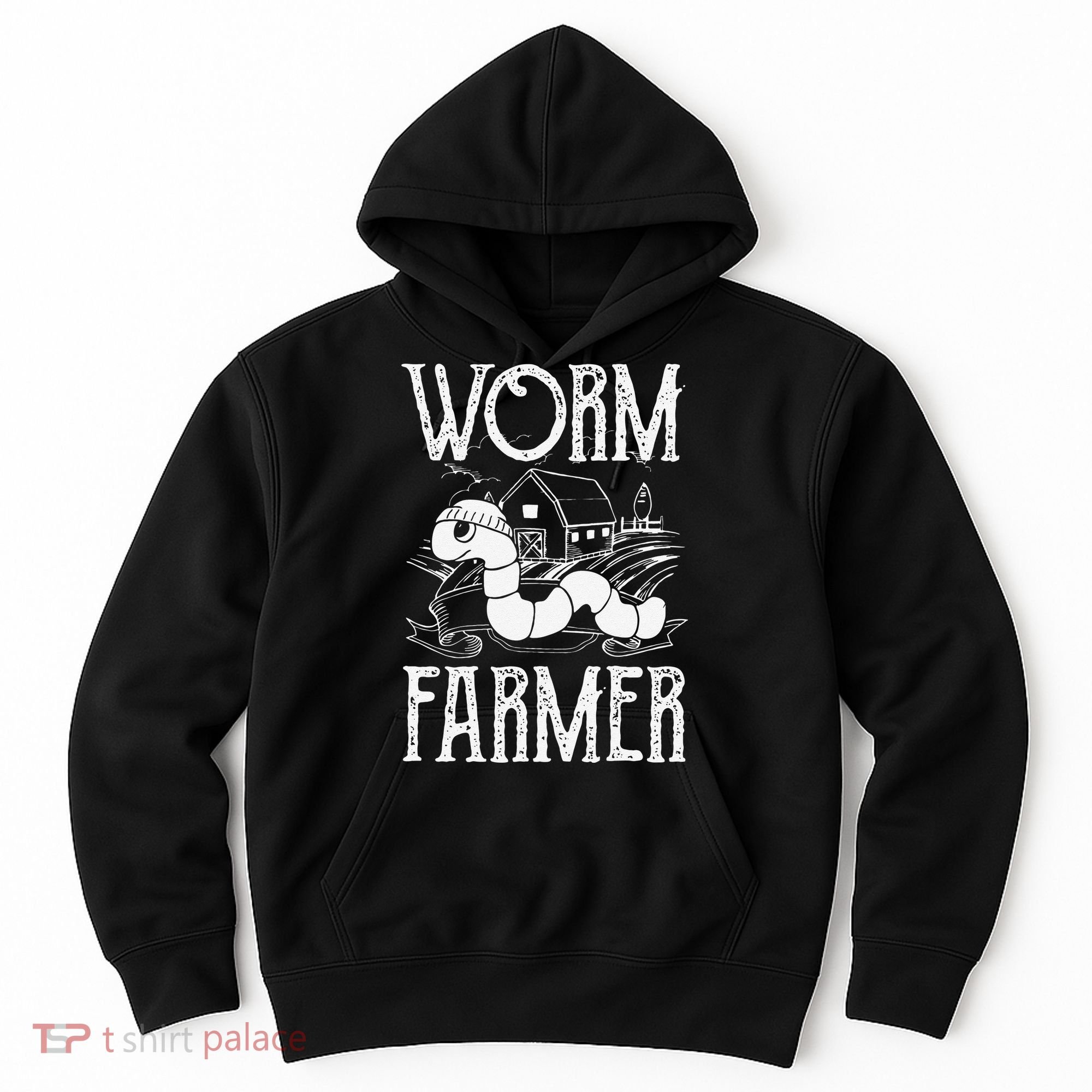 Worm Farmer Vermiculture Gardening funny Farming Hoodie