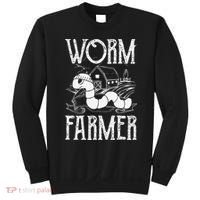 Worm Farmer Vermiculture Gardening funny Farming Sweatshirt thumb 0
