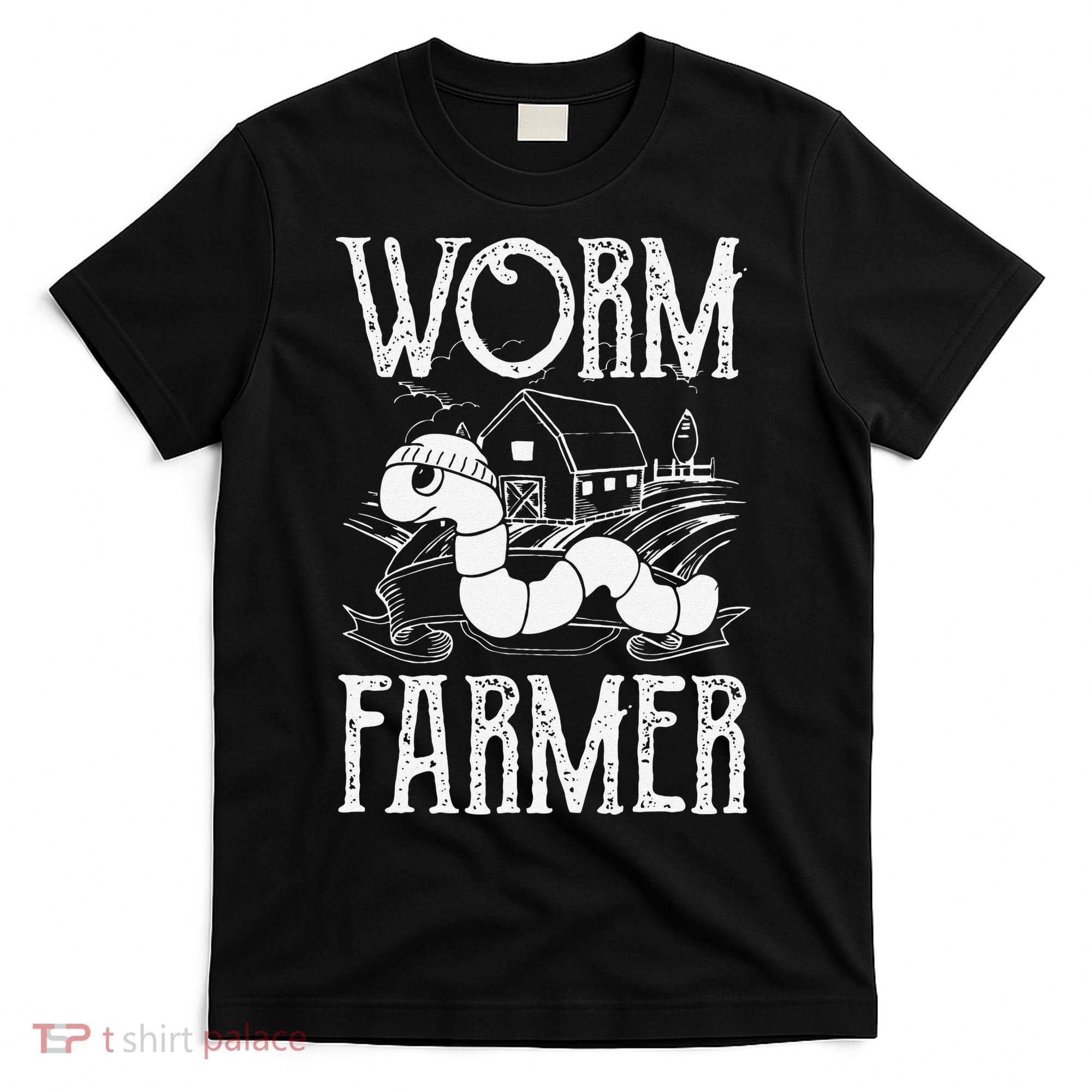 Worm Farmer Vermiculture Gardening funny Farming T-Shirt