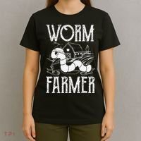 Worm Farmer Vermiculture Gardening funny Farming T-Shirt thumb 4