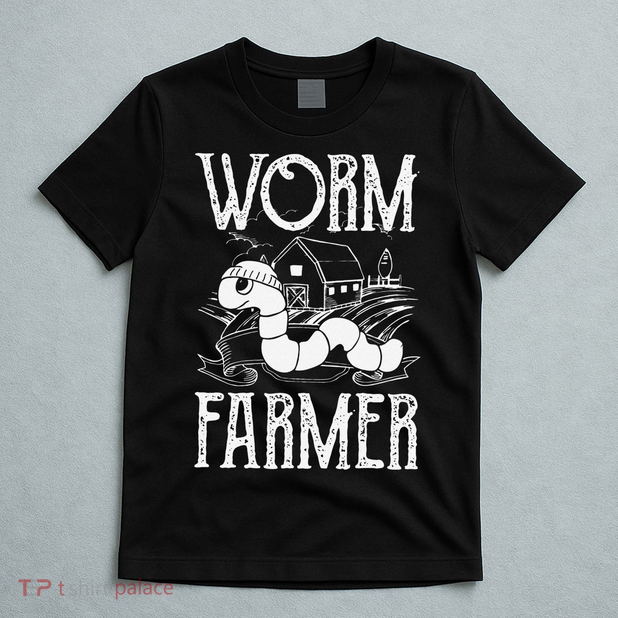 Worm Farmer Vermiculture Gardening funny Farming T-Shirt