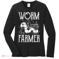 Worm Farmer Vermiculture Gardening funny Farming Women's Long Sleeve Shirt thumb 0