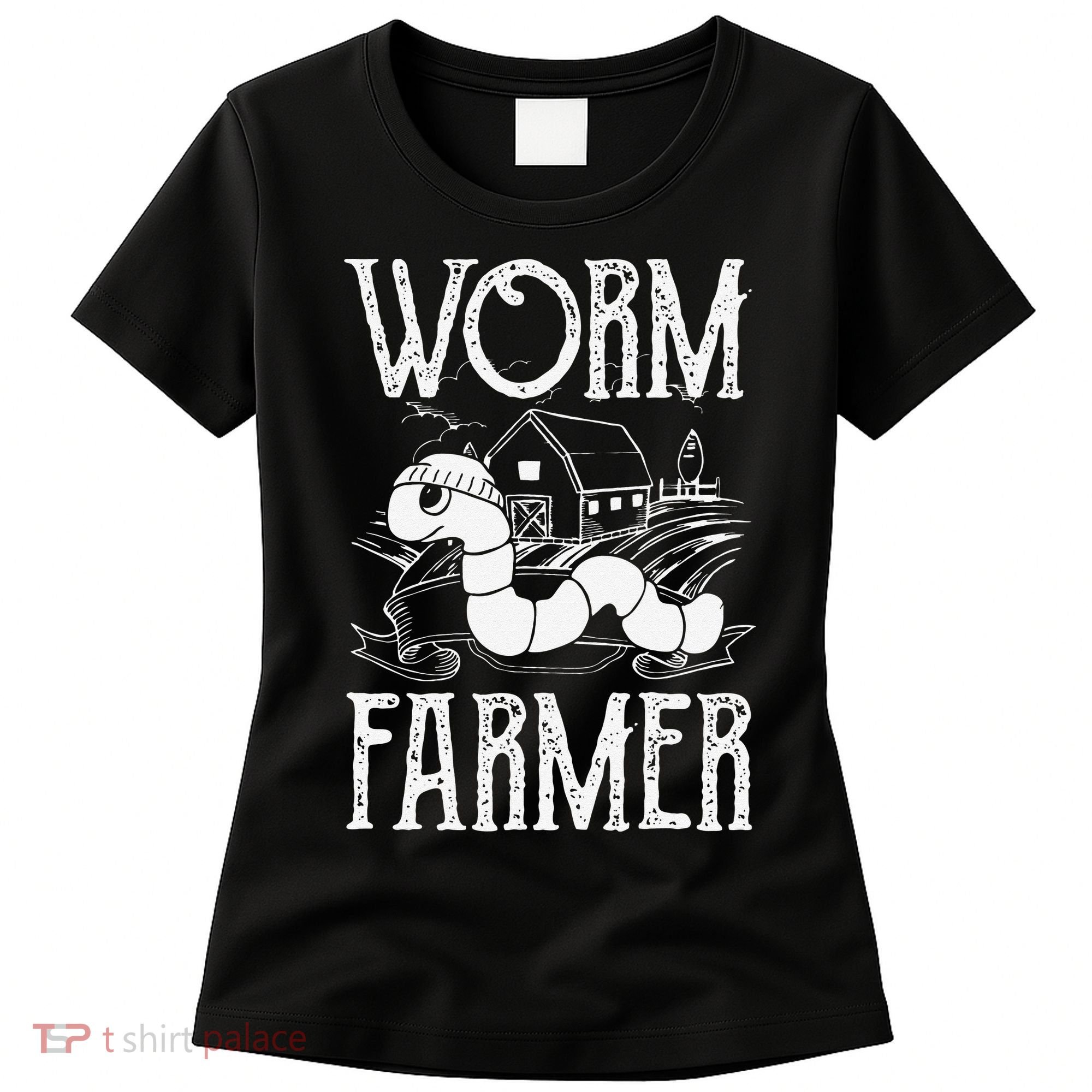 Worm Farmer Vermiculture Gardening funny Farming Women's T-Shirt