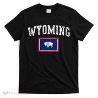 Wyoming Flag Vintage Fade T-Shirt thumb 0