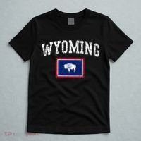 Wyoming Flag Vintage Fade T-Shirt thumb 5