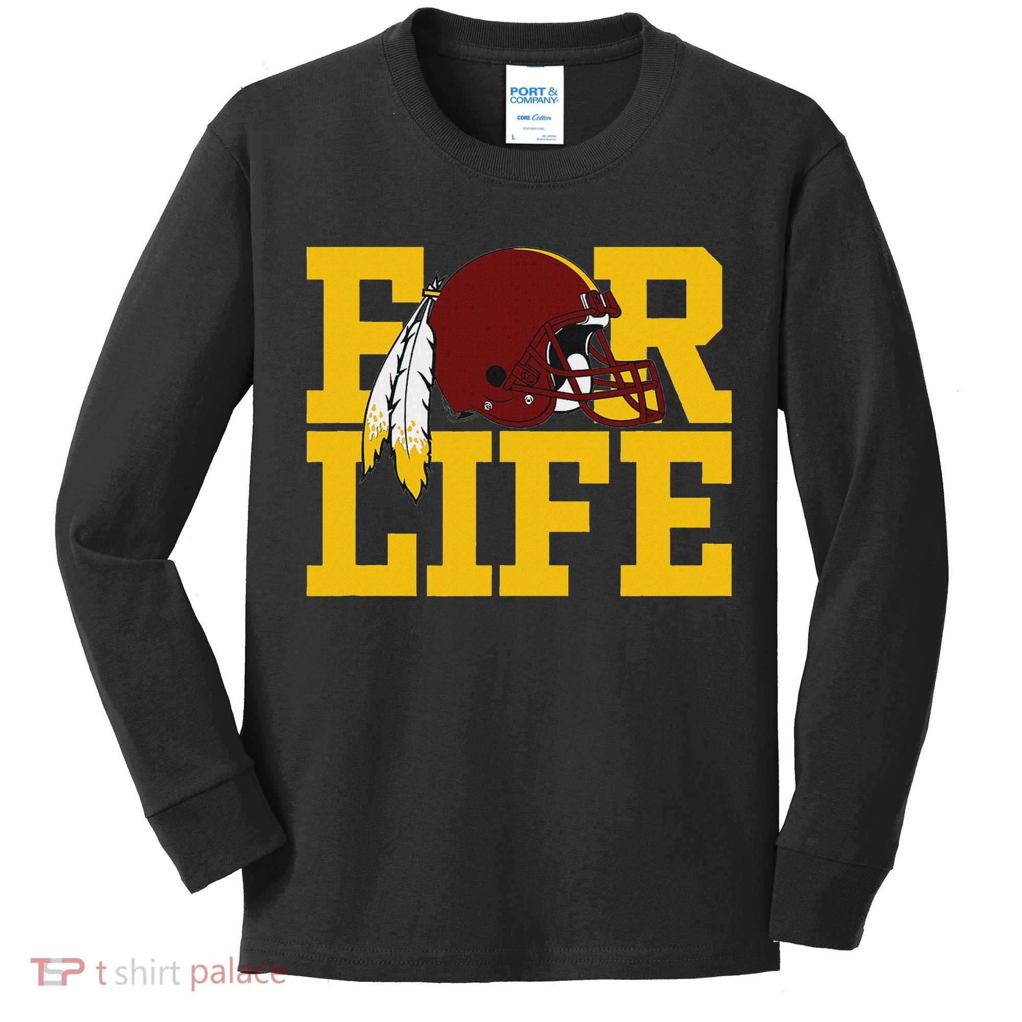 Washington Feather Kids Long Sleeve Shirt
