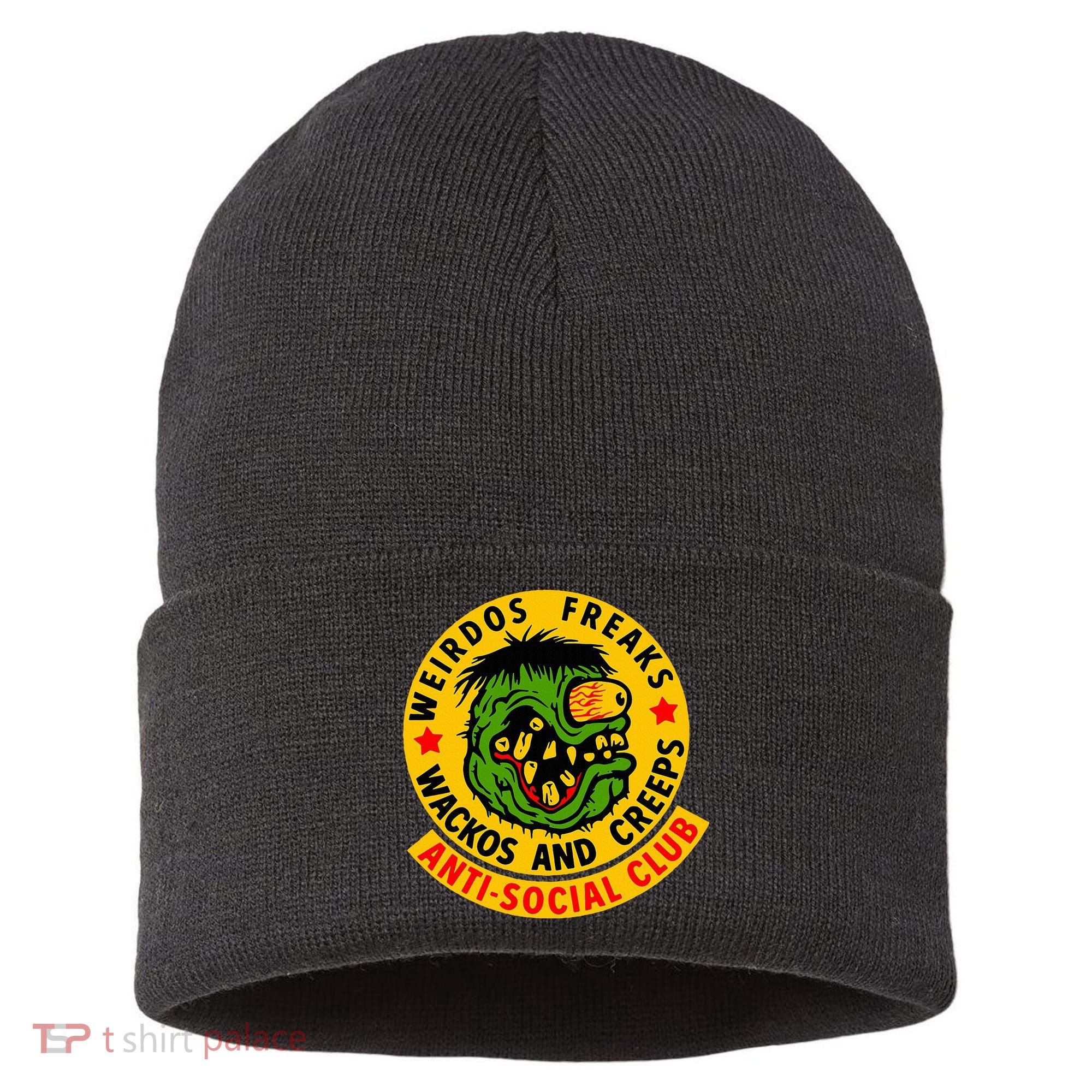 Weirdos Freaks Wackos And Creeps Sustainable Knit Beanie