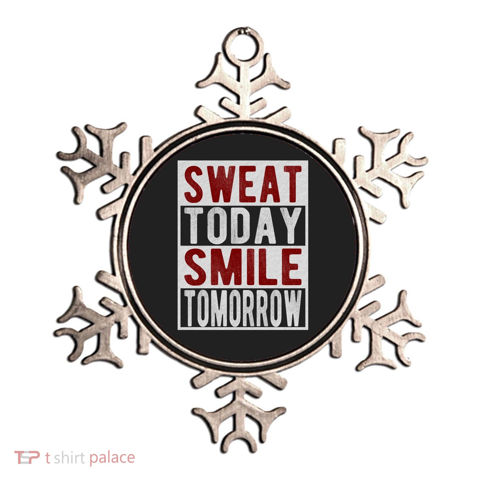 Weightlifting Funny Workout Gym Fitness Exercise Motivation Gift Ornament