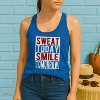 Weightlifting Funny Workout Gym Fitness Exercise Motivation Gift Women's Tank Top thumb 2