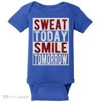 Weightlifting Funny Workout Gym Fitness Exercise Motivation Gift Baby Bodysuit thumb 0