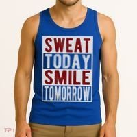 Weightlifting Funny Workout Gym Fitness Exercise Motivation Gift Tank Top thumb 3
