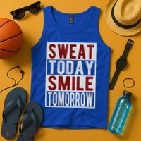 Weightlifting Funny Workout Gym Fitness Exercise Motivation Gift Tank Top thumb 4