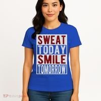 Weightlifting Funny Workout Gym Fitness Exercise Motivation Gift Women's T-Shirt thumb 4