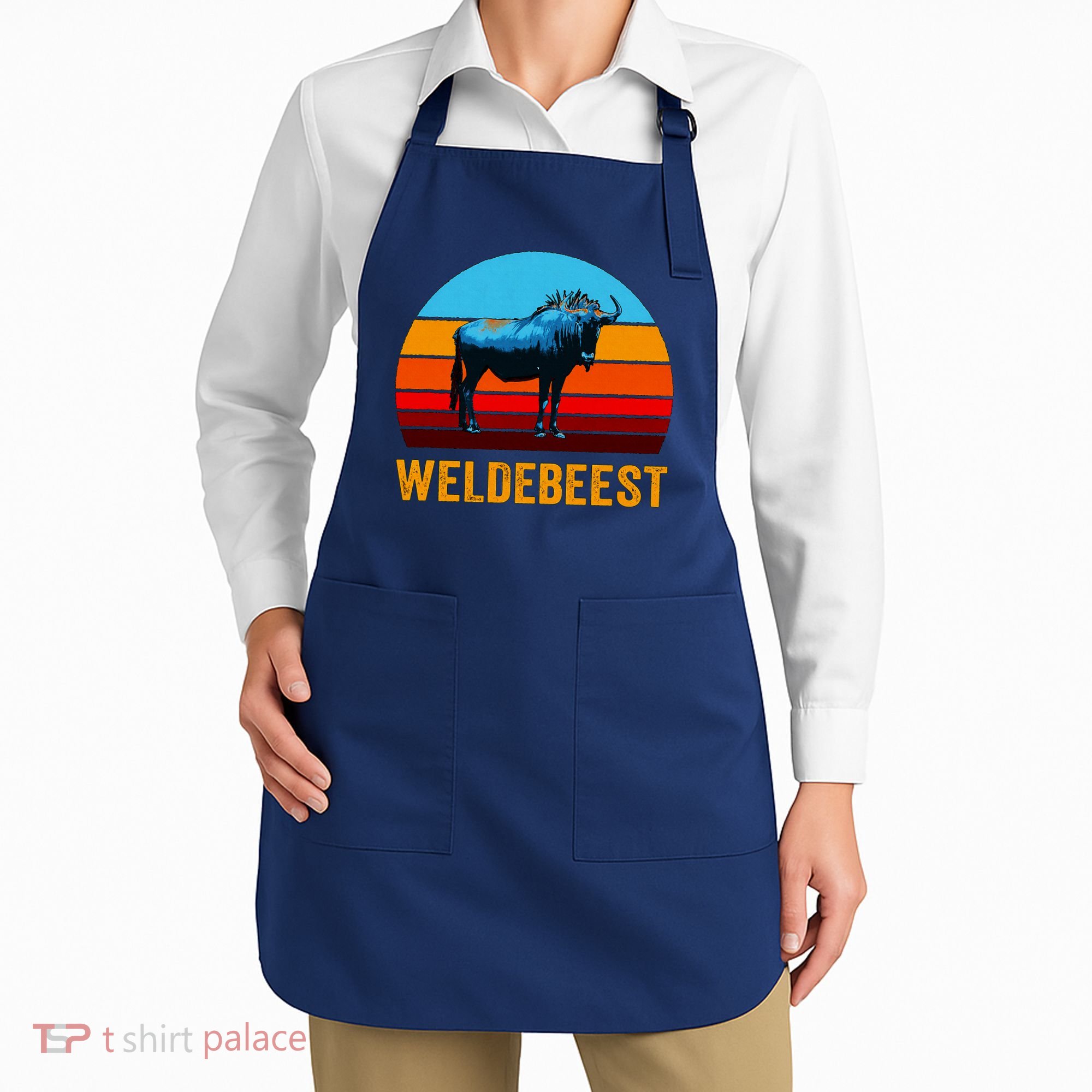 Weldebeest Funny Welder Wildebeest Apron