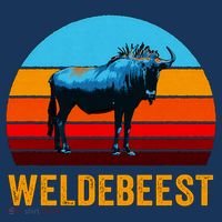 Weldebeest Funny Welder Wildebeest Coaster thumb 2