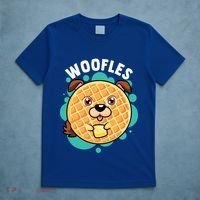 Woofles Funny Waffle Dog Lover Pun Foodie Graphic Joke Gift T-Shirt thumb 5