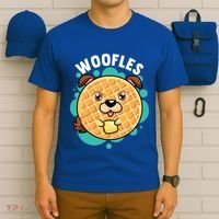 Woofles Funny Waffle Dog Lover Pun Foodie Graphic Joke Gift T-Shirt thumb 6