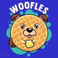 Woofles Funny Waffle Dog Lover Pun Foodie Graphic Joke Gift Women's Tank Top thumb 5