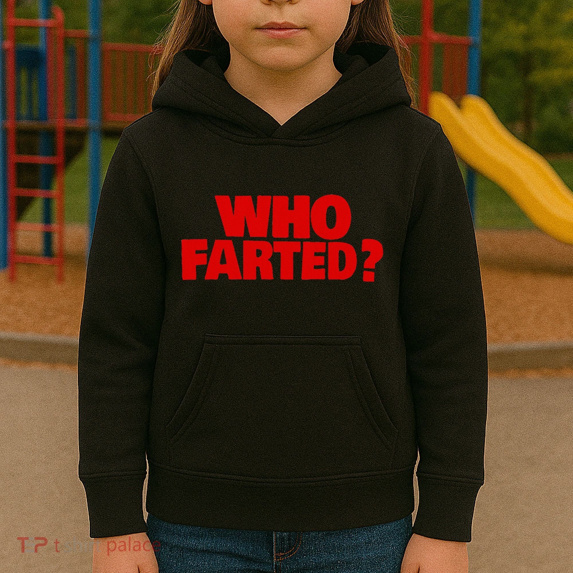 Who Farted Kids Hoodie