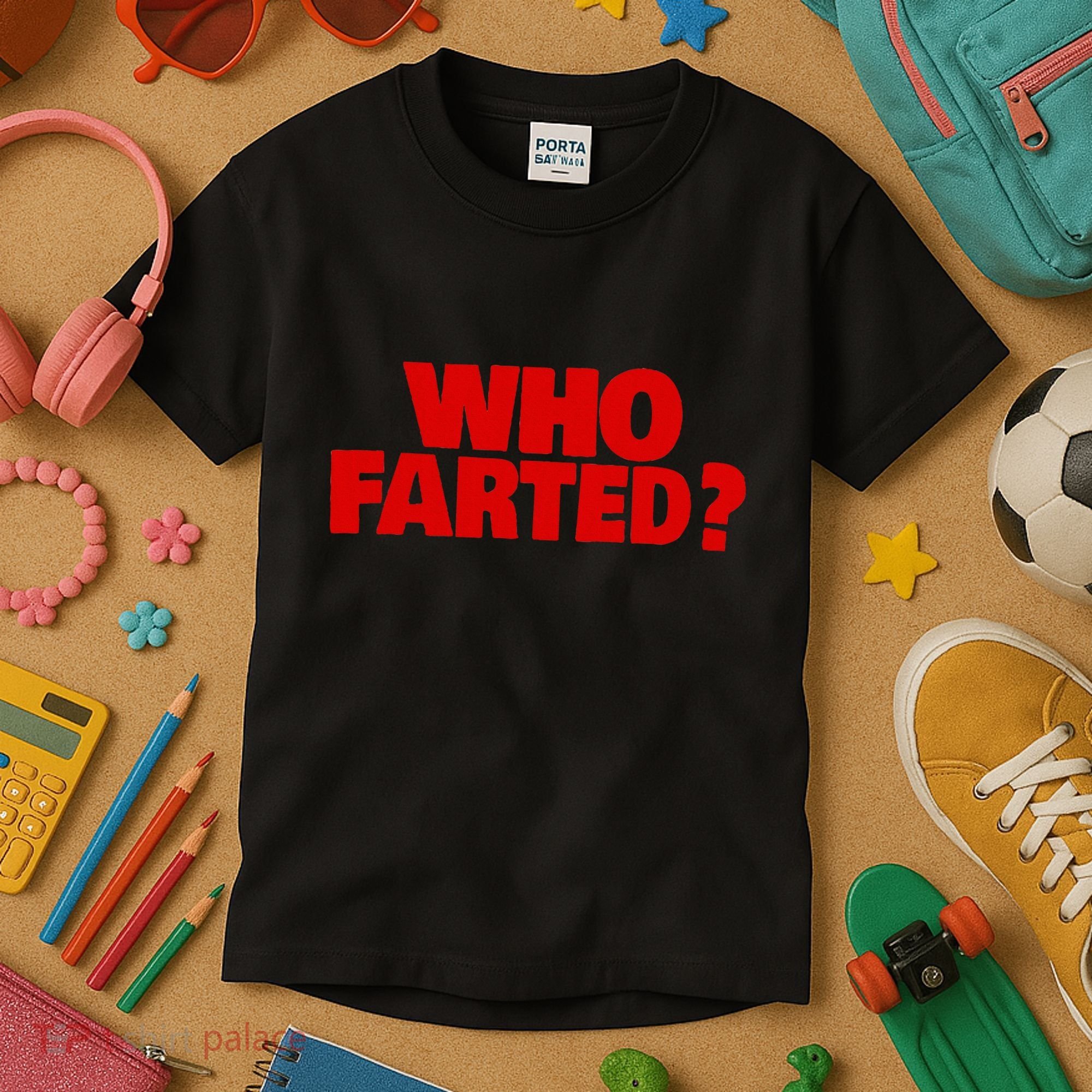 Who Farted Kids T-Shirt