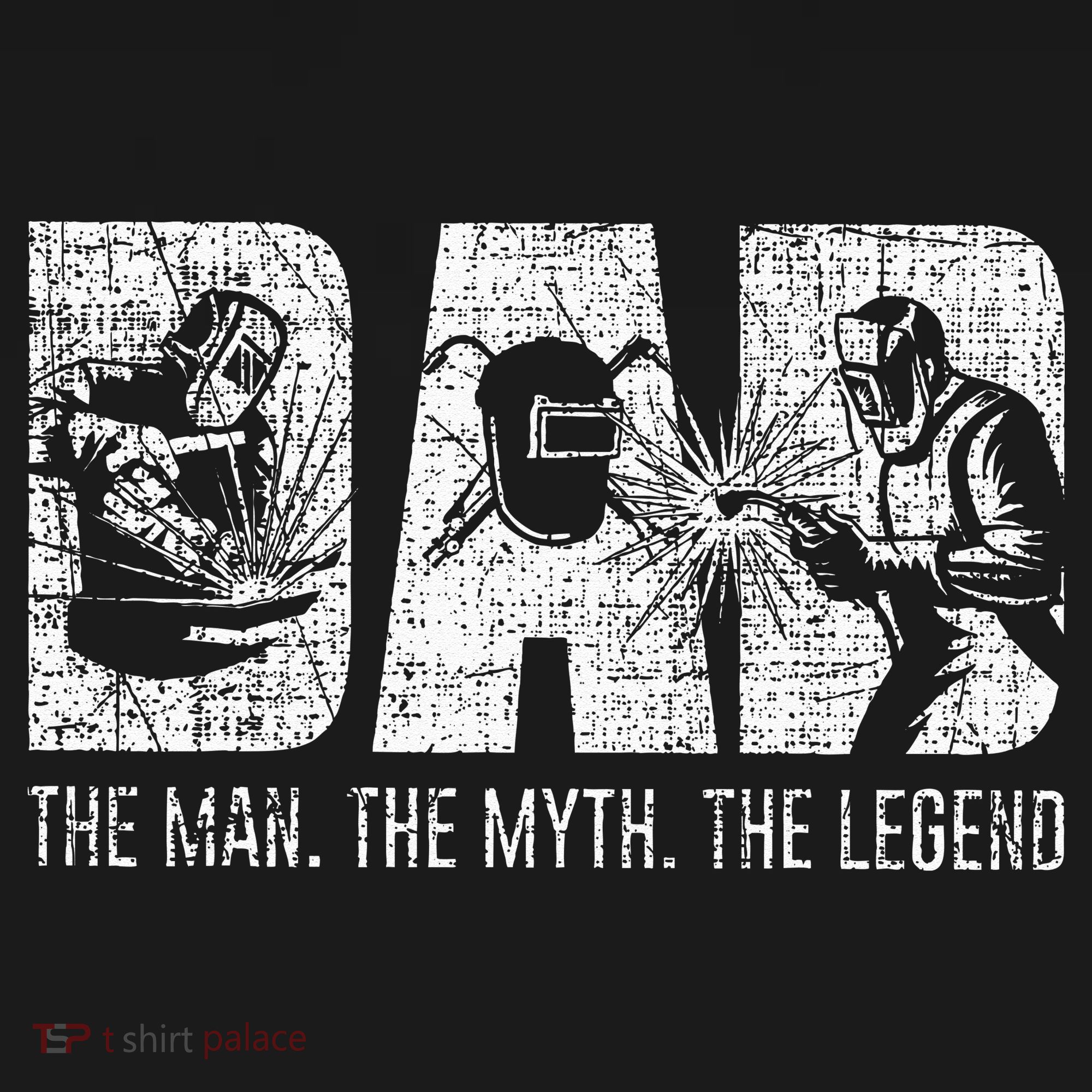 Welder Funny Welding Dad Man Myth Legend Father Sweatshirt