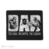 Welder Funny Welding Dad Man Myth Legend Father Mousepad thumb 0
