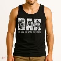 Welder Funny Welding Dad Man Myth Legend Father Tank Top thumb 3