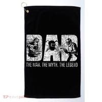Welder Funny Welding Dad Man Myth Legend Father Golf Towel thumb 0