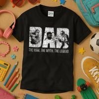 Welder Funny Welding Dad Man Myth Legend Father Kids T-Shirt thumb 3