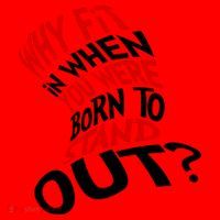 Why Fit When You Were Born To Stand Out Quote Santa Hat thumb 1