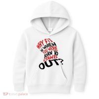 Why Fit When You Were Born To Stand Out Quote Kids Hoodie thumb 0