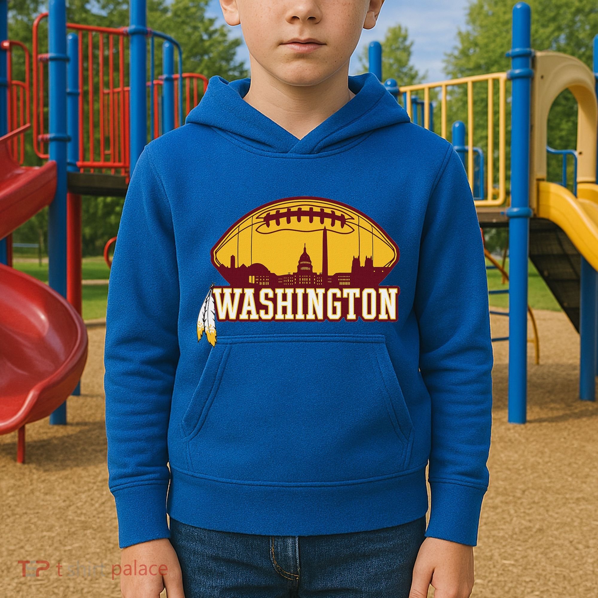 Washington Feather Kids Hoodie