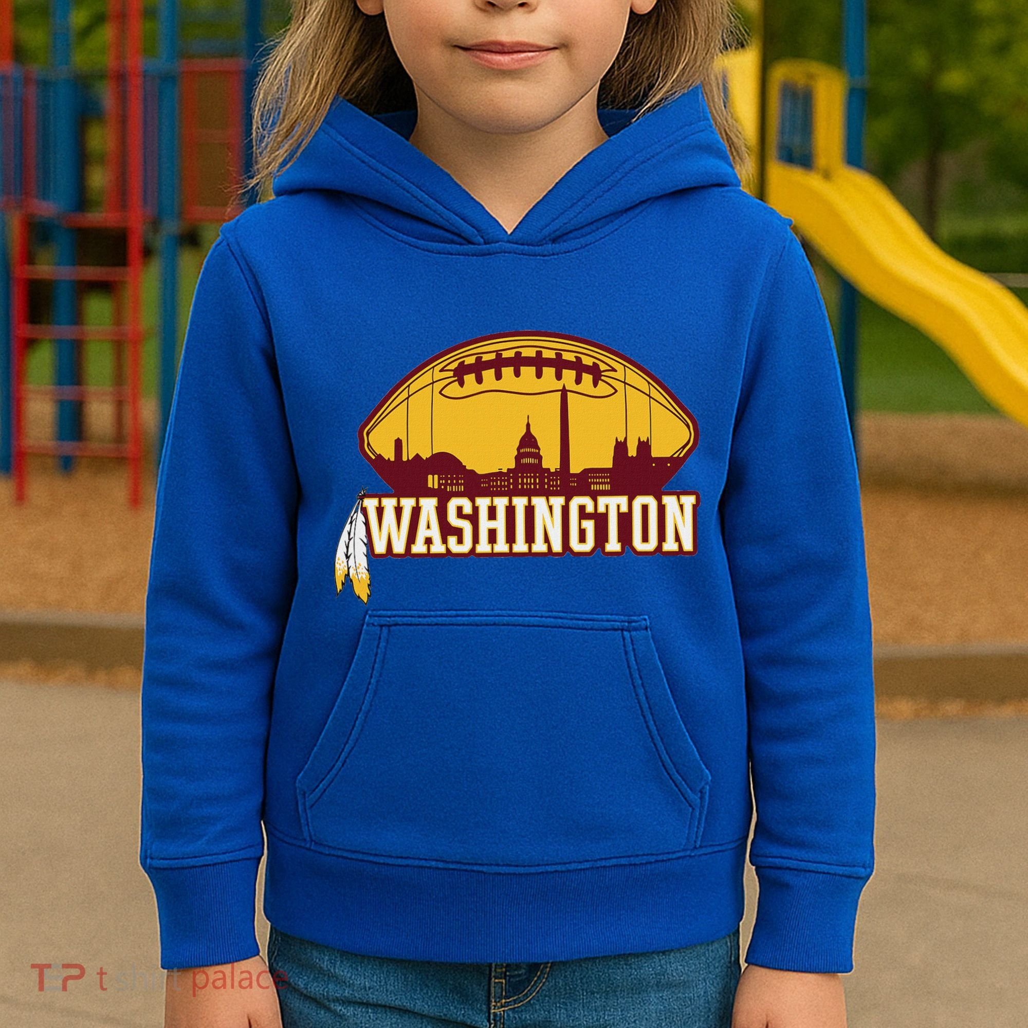 Washington Feather Kids Hoodie