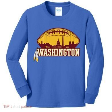 Washington Feather Kids Long Sleeve Shirt