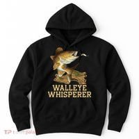 Walleye Fishing Walleye Whisperer Fishing Lure Hoodie thumb 0