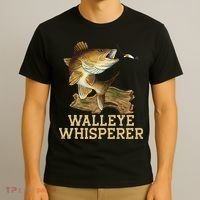 Walleye Fishing Walleye Whisperer Fishing Lure T-Shirt thumb 3