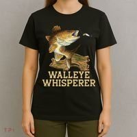 Walleye Fishing Walleye Whisperer Fishing Lure T-Shirt thumb 4