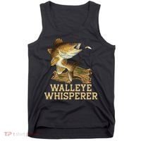 Walleye Fishing Walleye Whisperer Fishing Lure Tank Top thumb 0