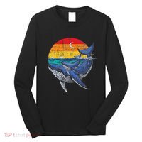 Whale Family Whale Lover Whales Aquarist Marine Biologist Long Sleeve Shirt thumb 0