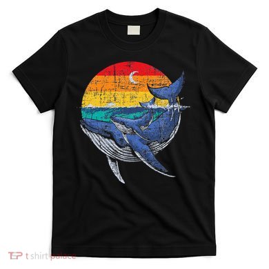 Whale Family Whale Lover Whales Aquarist Marine Biologist T-Shirt