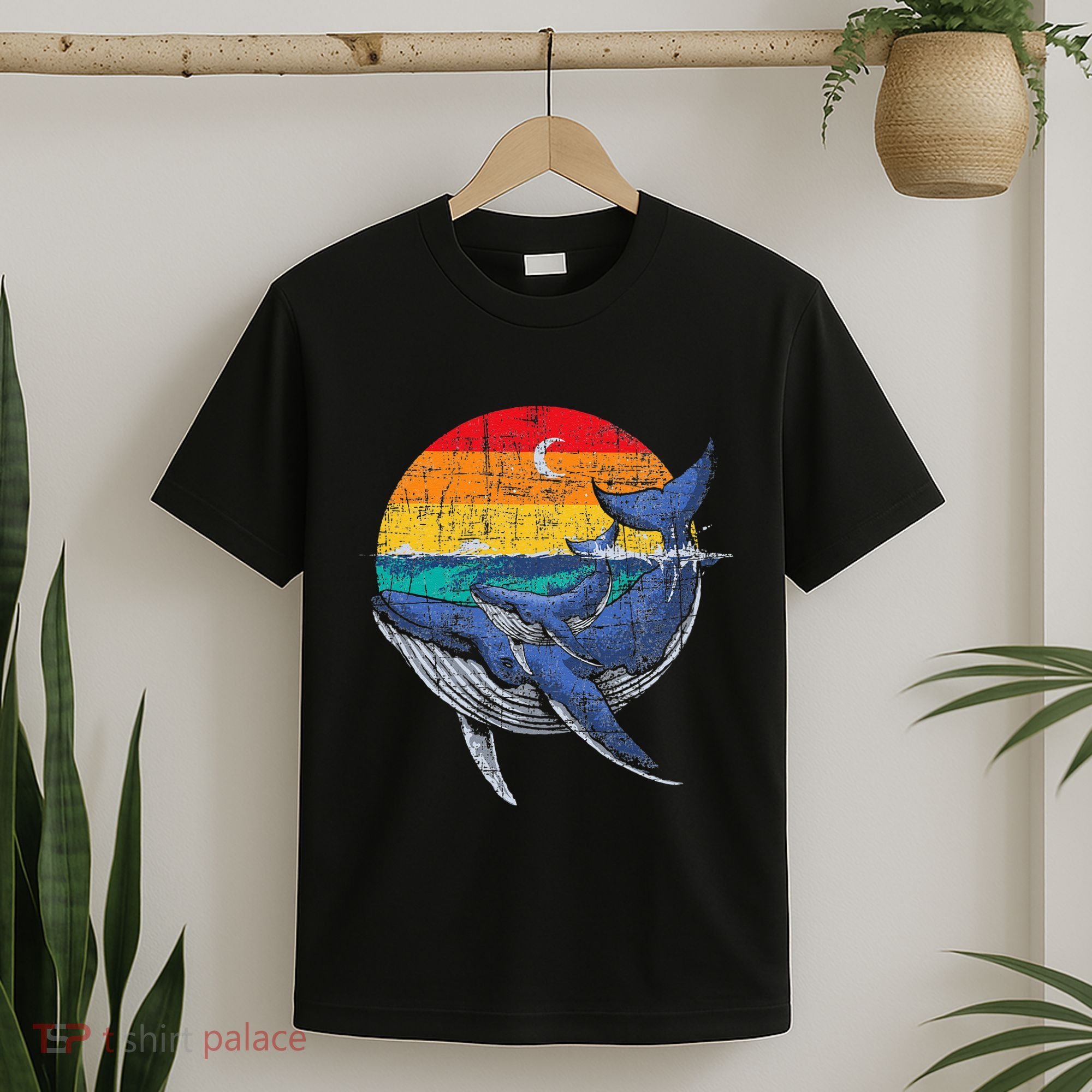 Whale Family Whale Lover Whales Aquarist Marine Biologist T-Shirt
