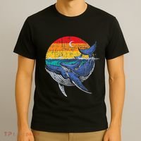 Whale Family Whale Lover Whales Aquarist Marine Biologist T-Shirt thumb 3