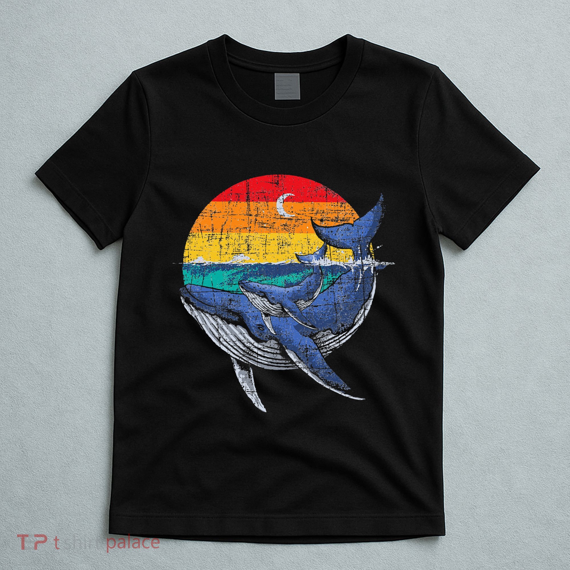 Whale Family Whale Lover Whales Aquarist Marine Biologist T-Shirt