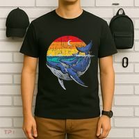 Whale Family Whale Lover Whales Aquarist Marine Biologist T-Shirt thumb 6
