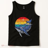 Whale Family Whale Lover Whales Aquarist Marine Biologist Tank Top thumb 2