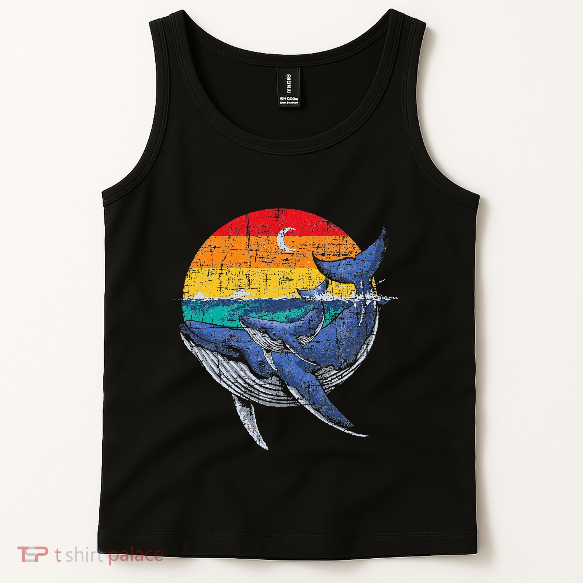 Whale Family Whale Lover Whales Aquarist Marine Biologist Tank Top