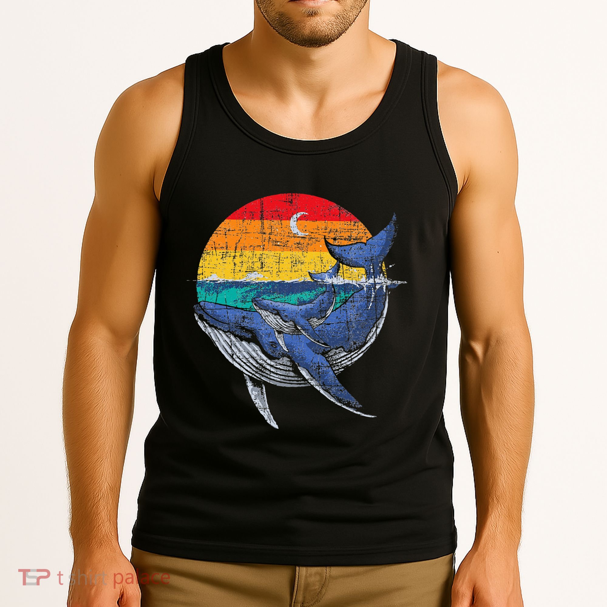 Whale Family Whale Lover Whales Aquarist Marine Biologist Tank Top