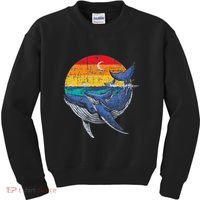 Whale Family Whale Lover Whales Aquarist Marine Biologist Kids Sweatshirt thumb 0