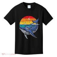 Whale Family Whale Lover Whales Aquarist Marine Biologist Kids T-Shirt thumb 0